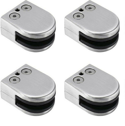 Edelstahl glasklemmen - 4,